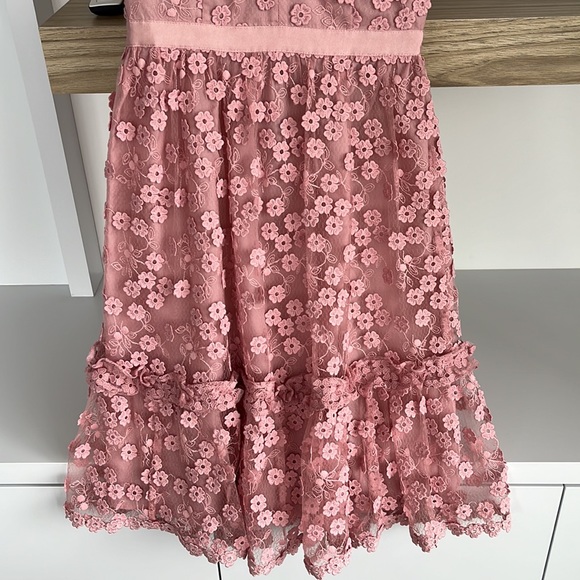 Pink Lace Dress sz 0 - Picture 4 of 7